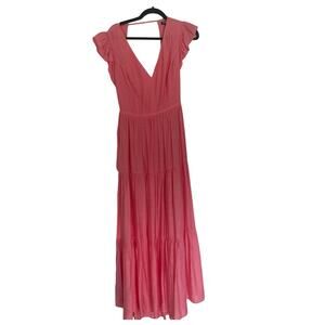 Express Dress Womens Medium Maxi Dress Cottage Core Coquette Feminine Easter